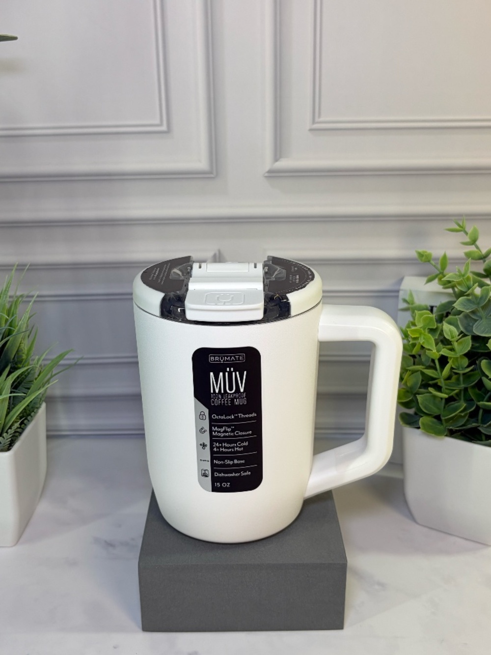 Brumate Matte White Muv 15oz BNWT